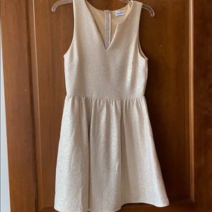 Brigitte Bailey Gold Shimmer Semi-Formal Dress